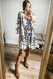 CASUAL FLORAL DRESS