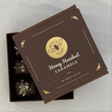 Honey Hazelnut Caramels in 70% Dark chocolate