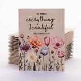 Bentley Seed Co. - He Makes Everything Beautiful - Pollinator Wildflower Mix Seed Packets