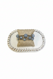 Blue Lace Agate Three Set Bracelet