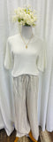 Striped Linen Pants