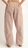 Barrel Striped Drawstring Pants