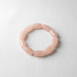 Coral Beaded Bangle Bracelet
