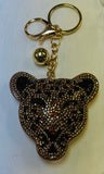 Bling Jag Face Key Chain or Purse Charm
