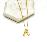 Gold KC Kansas City Hometown Necklace Chiefs Game Day