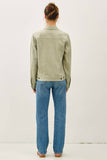 Lightweight Linen Blend Buttoned Jacket - Be Cool