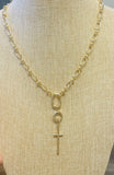 Lola Charm Necklace Gold
