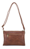 Liz Soto Handbags - Lexi 3318 cross body with wristlet: Coffee
