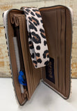 Cream Leopard Wallet Wrangler