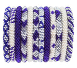 Roll-On® Game Day Bracelets Blue & White