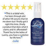 Luxiny Products - Luxurious Bath and Body - Hydrating | Hyaluronic Acid Serum | Super Hydrating Skincare