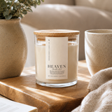 Heaven | Pink Sugar & Vanilla | 9 oz. Clear Jar Soy Candle