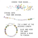 Gold Valentine XOXO - DIY Bead Kit