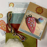 Corinne Lapierre Limited - Scissors Pouch and Mini Pin Cushion Felt Craft Mini Kit: English