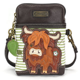 Highland Cow Cell Phone Crossbody - Chala Bags