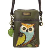 Owl Cell Phone Crossbody - Chala Bags