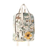 Myra Bag - Pine Meadow Cotton & Leather Crossbody Bag in Ivory