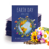 Bentley Seed Co. - Earth Day Planet Pollinator - Pollinator Flower Mix Seed Packets