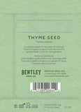 Bentley Seed Co. - It's Birthday Thyme - Thyme Seed Packets
