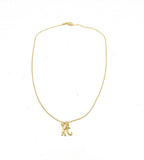 Gold KC Kansas City Hometown Necklace Chiefs Game Day