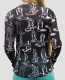 Boot Mesh Black & White