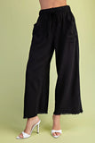 Black Wide Leg Pants With Pockets
