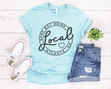 Custom Local Circle Shop Eat Drink Tee Andover Tee