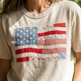 Patchwork Flag Tee Plus
