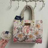 Wrangler Cream Floral Hand Bag