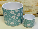 Light Mint Flower Pot