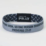 Tap To Pray® Wristband – Iron Sharpens Iron