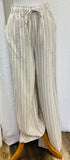 Striped Linen Pants