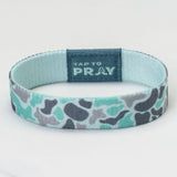 Tap To Pray® Wristband – River Rock Camo - Mint