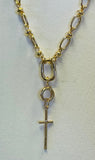 Shiny Gold Charm Necklace