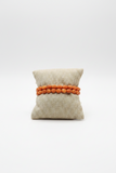 Orange Beaded Bracelet
