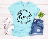 Custom Local Circle Shop Eat Drink Tee Andover Tee