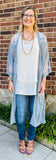 Lace Grey-Blue Cardigan