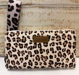 Cream Leopard Wallet Wrangler