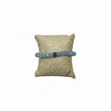 Icy Blue Beaded Bracelet