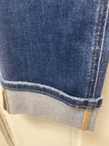 Mica Jeans Mid Rise Straight Leg With Cuff