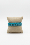 Ocean Blue Beaded Bracelet