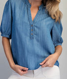 Denim Classic Top