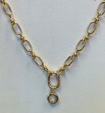 Shiny Gold Charm Necklace