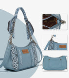 Wrangler Desert Paisley Red-Pink- Blue Shoulder Bag