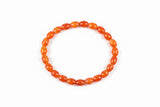 Orange Beaded Bracelet