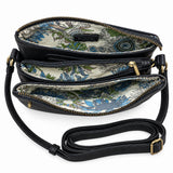 Ella   Black   |   Crossbody   Bag   +   Wristlet