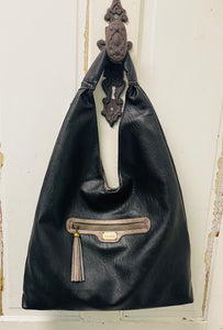 Black Reversible Hobo