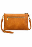 Lexi   Cognac   |   Crossbody-Wristlet   Bag,   large