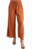 Entro - Rust Pants With Pockets