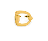 Water Resistant Gold Plated Adjustable Buckle Ring